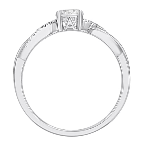 Verlobungsring mit Buchstabenund Lab Grown Diamanten Aliye