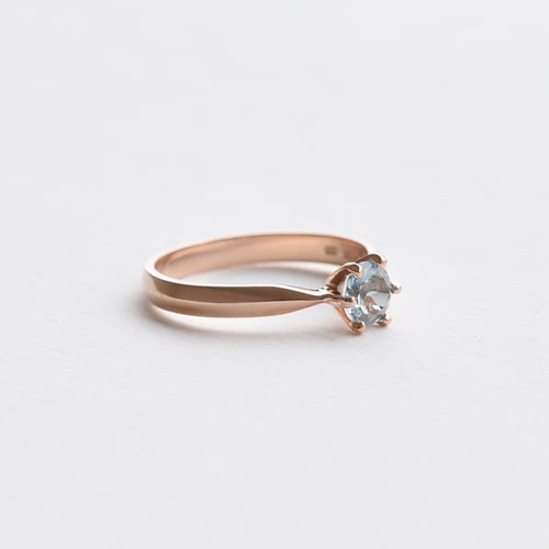 Verlobungsring mit Aquamarin Iravan