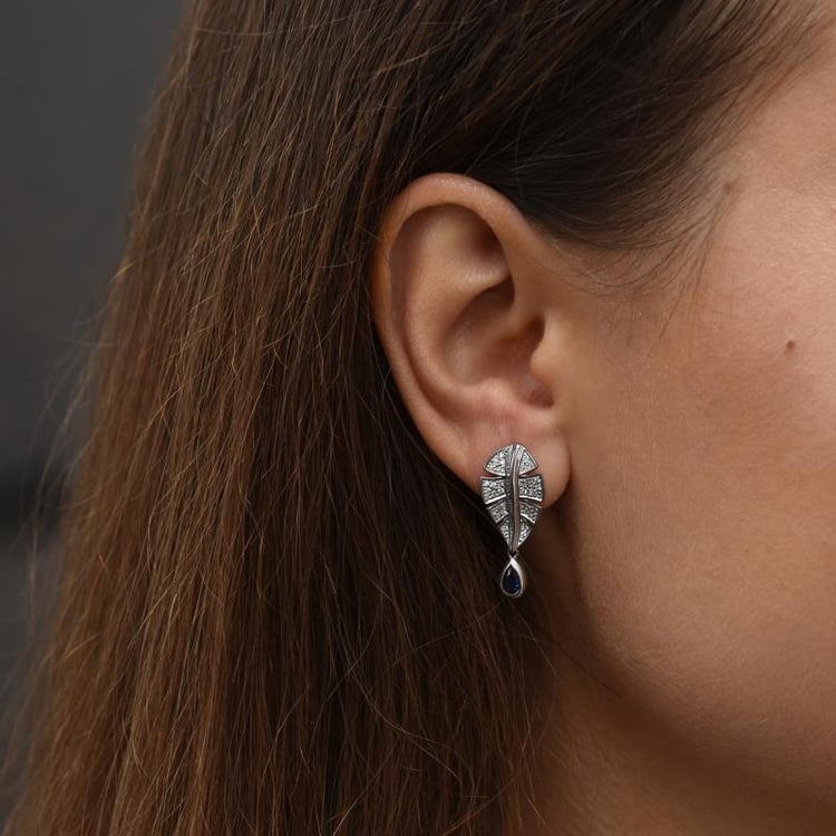 Silberne Ohrringe 50031