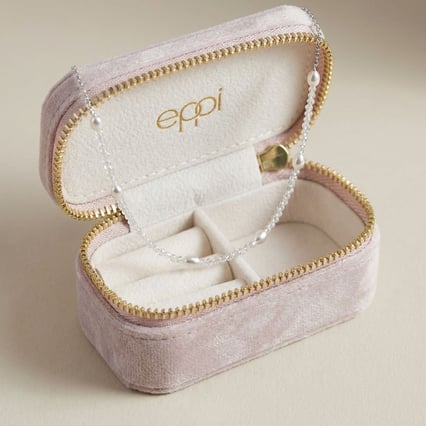 Silberne Perlenkette Ilmar