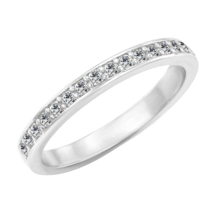 Damen Eternity Ring mit Diamanten 49452