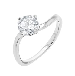 Atypischer Verlobungsring mit Lab Grown Diamant Livia