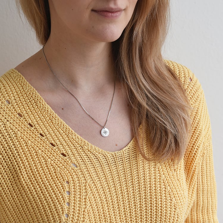 Kompass aus Silber 63546