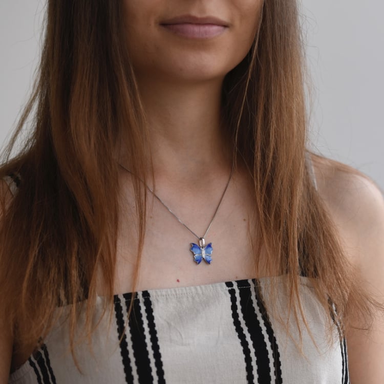 Schmetterling aus Silber 63989