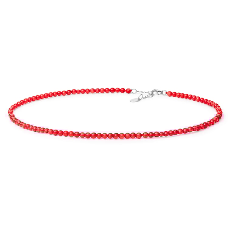 Silbernes Korallen-Set mit einer Perle Anam 108716