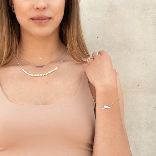Armband Der Kleine Prinz mit einem Elefanten und einer Gravur