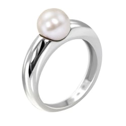 Perlenring mit 8mm großer Perle Racel