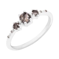 Verlobungsring mit Salt and Pepper Diamanten Willa