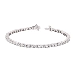 Silbernes Armband mit glitzernden Zirkonia Greer