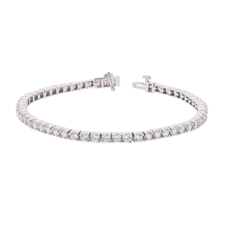 Silbernes Armband mit glitzernden Zirkonia Greer
