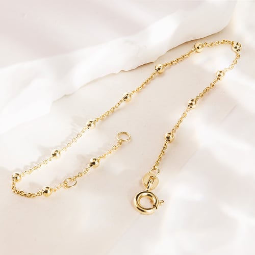 Silbernes Armband mit Kugeln 18 cm