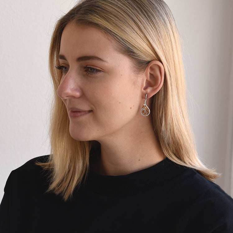 Ohrringe voller Citrine 69890