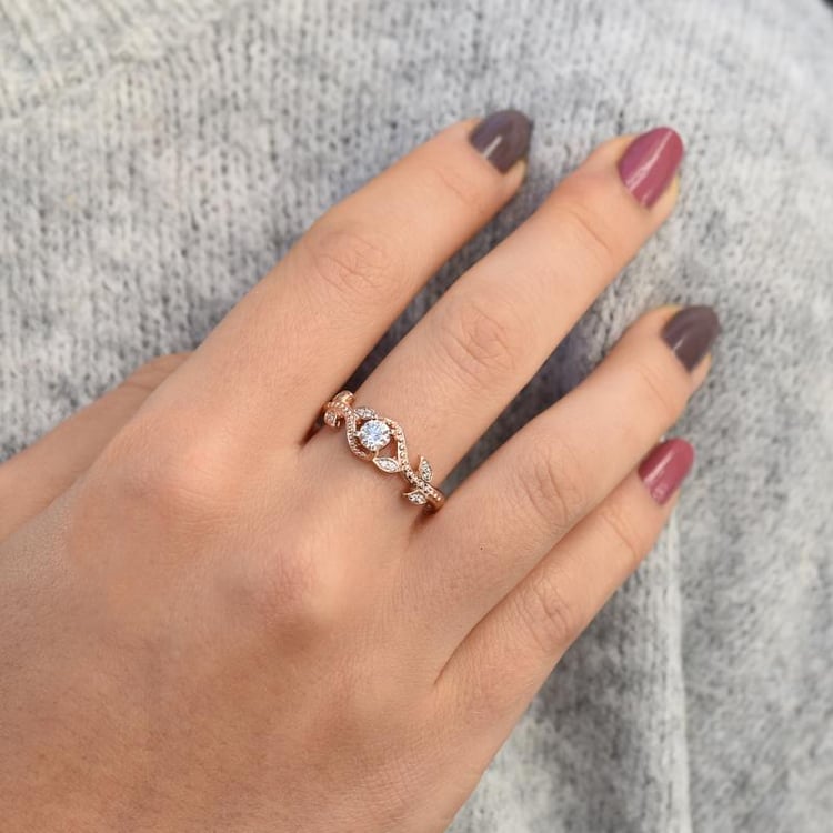 Vintage Verlobungsring mit Lab Grown Diamanten Vindo 75520