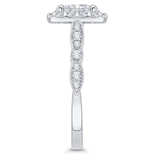 Vintage Verlobungsring mit Prinzessdiamant Josephine