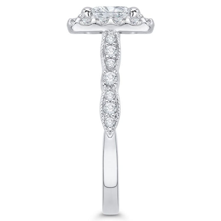 Verlobungsring mit Diamant Prinzess-Schiff 46257