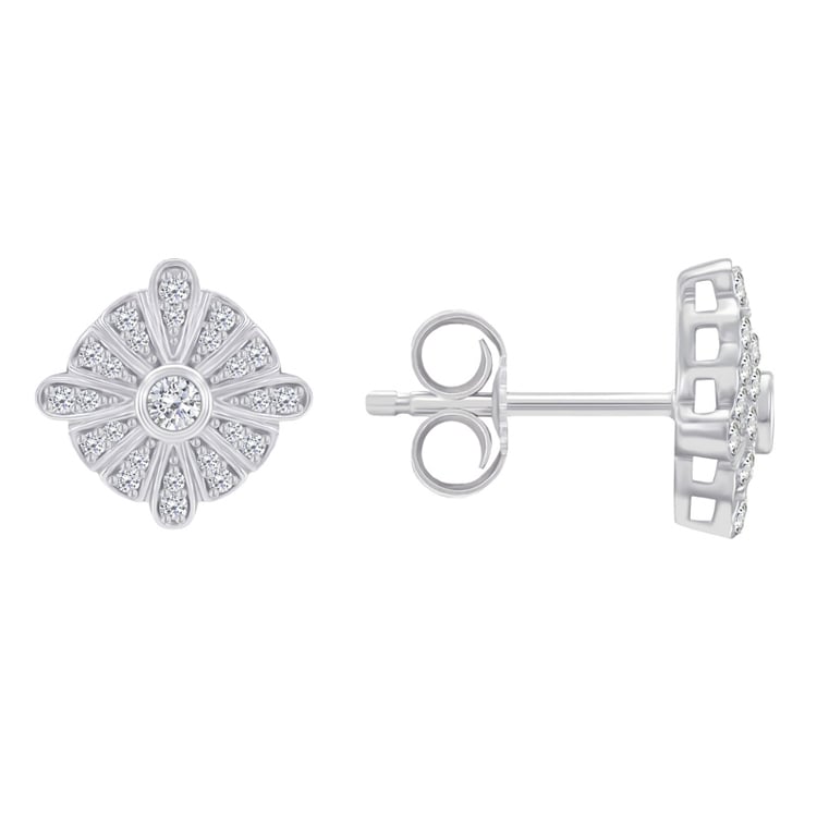 Wunderschöne Ohrstecker voll von Diamanten Jodene 43723