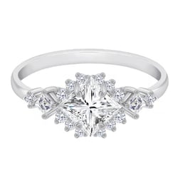 Scheidungsring mit zertifiziertem Lab Grown Diamant im Princess Schliff Armin