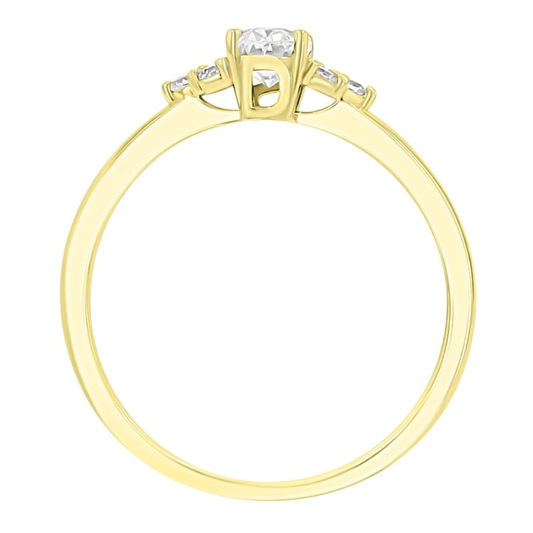 Verlobungsring mit Buchstabenund Lab Grown Diamanten Sheldo 167215