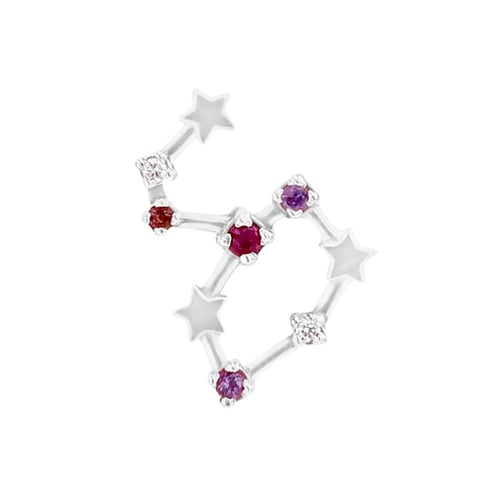 Ohrring mit Sternzeichen Leo