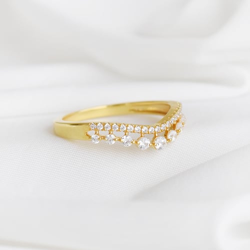 Ringset mit Diamant Ihrer Wahl Hebe