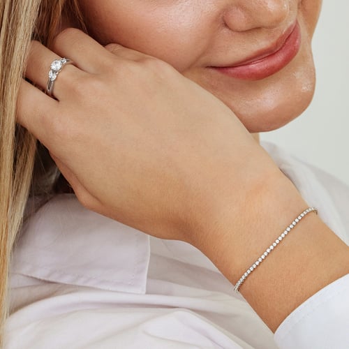 Tennisarmband mit Lab Grown Diamanten Lea