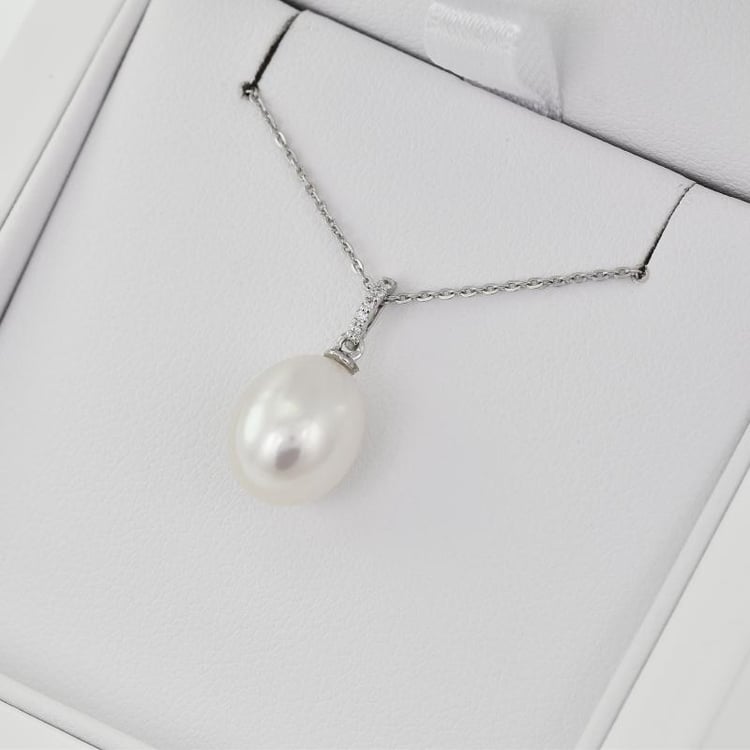 Perlen-Anhänger mit Diamanten Turanyu 2577