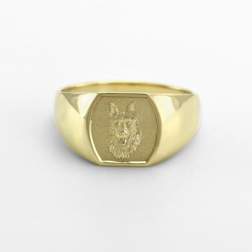 Herrenring mit personalisierter Handgravur Bertly