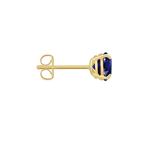 Goldene Ohrstecker mit Saphiren Zagiri