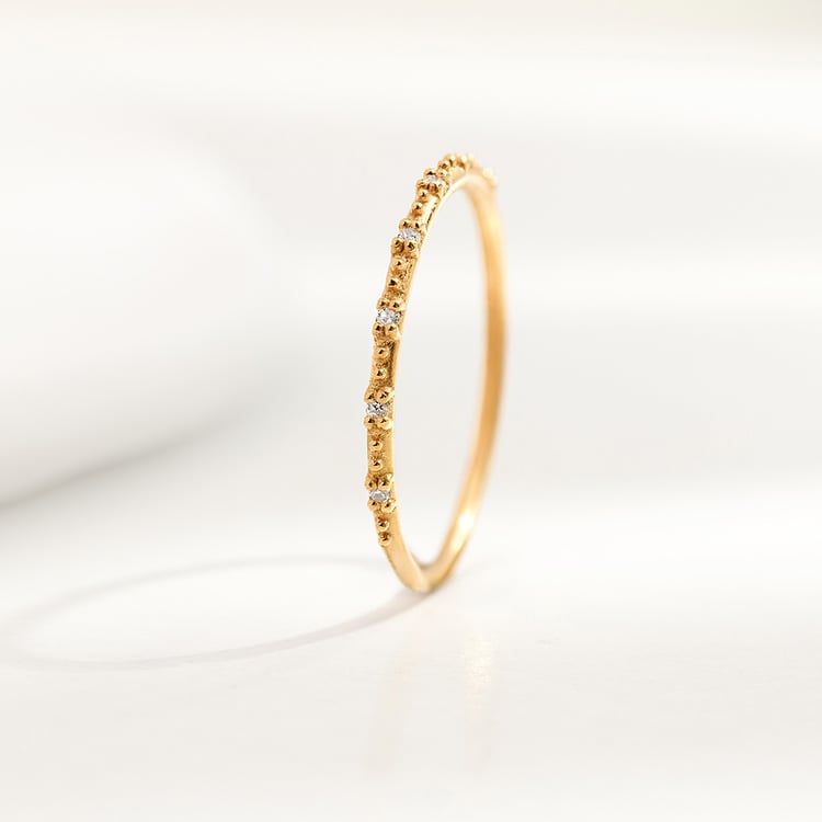 Minimalistischer Ring mit Diamanten Tess 156730