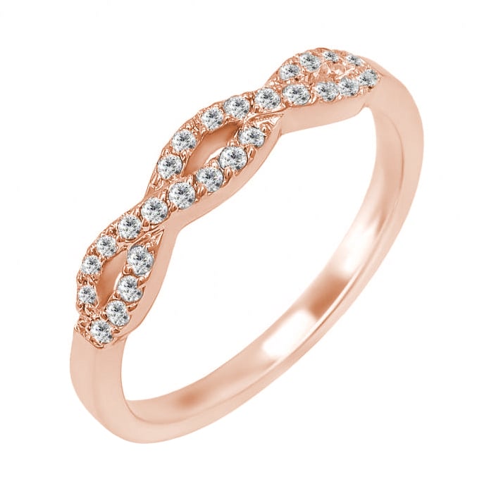 Ring aus Roségold 60069