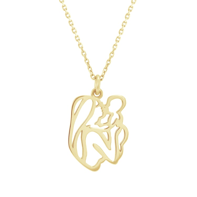 Silberner Anhänger Mutter und Kind Willy 83742