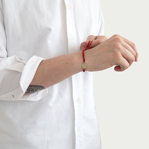 String-Armband Ball mit Gravur Ihrer Wahl Tennis