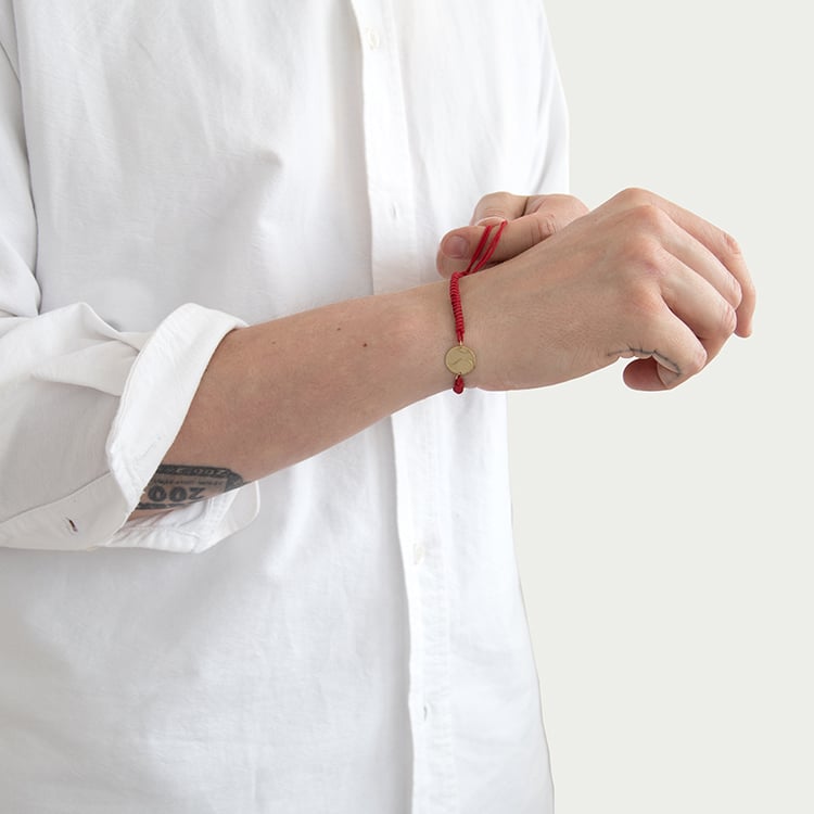 String-Armband Ball mit Gravur Ihrer Wahl Tennis 125641