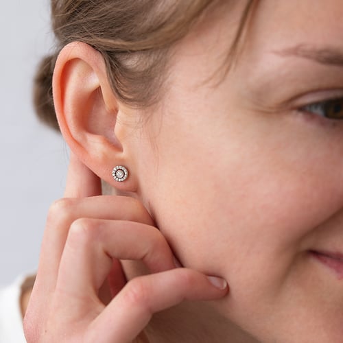 Ohrringe 2in1 mit Diamanten Annabel