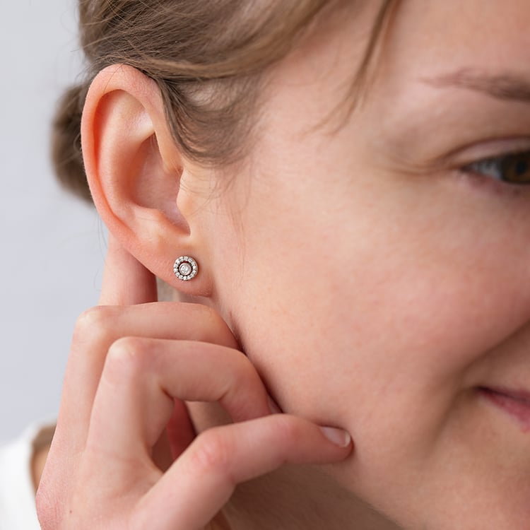 Ohrringe 2in1 mit Diamanten Annabel 120752