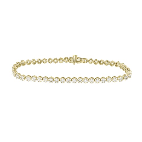 Zauberhaftes Tennis Armband mit Lab Grown Diamanten Santana
