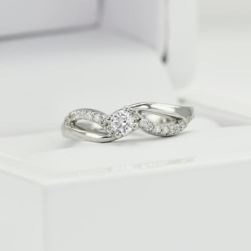Verlobungsring mit Lab Grown Diamanten Wemy
