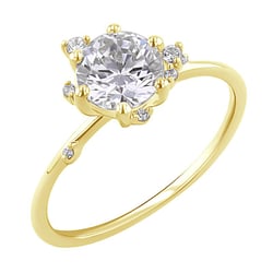 Cluster Verlobungsring mit Lab Grown Diamanten Kalia
