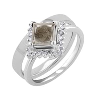 Ringset mit Salt and Pepper Diamant Guerra