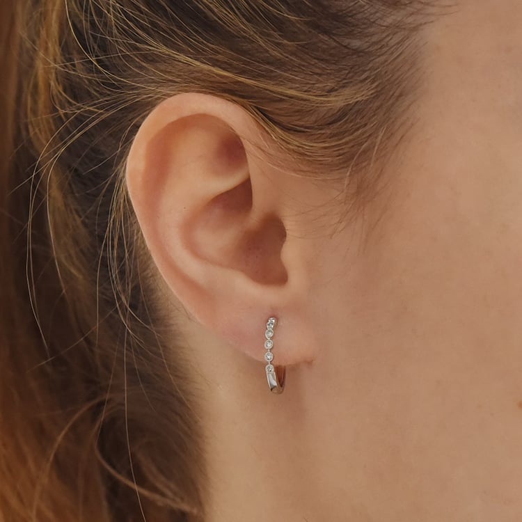 Creolen mit Diamanten Raylyn 93767