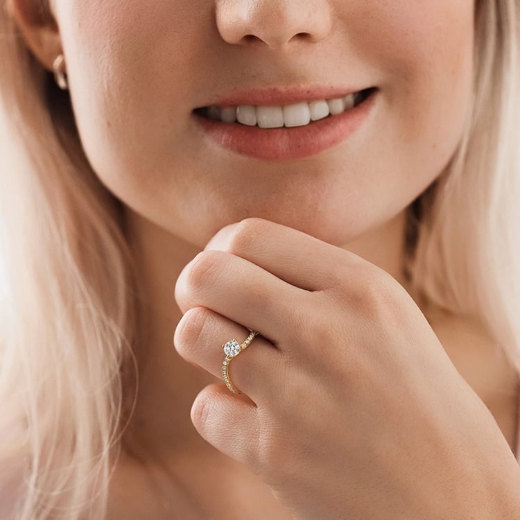 Verlobungsring mit Lab Grown Diamanten 155171