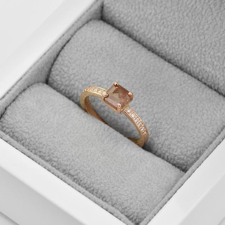 Ring mit Salt and Pepper Diamant Marisa 44326