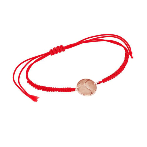 String-Armband Ball mit Gravur Ihrer Wahl Tennis