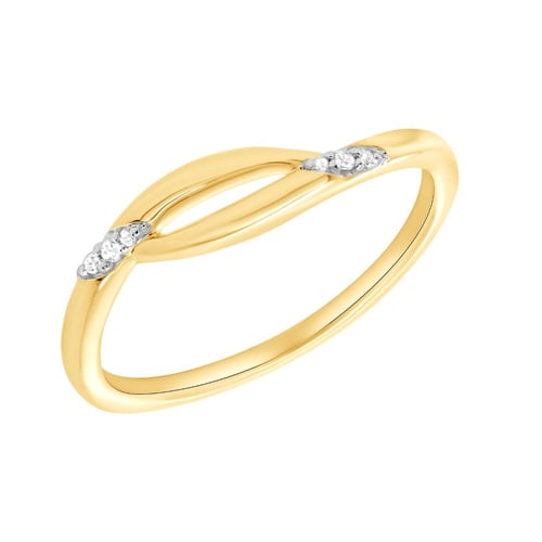 Atypischer Ring aus Silber mit Diamanten Nils