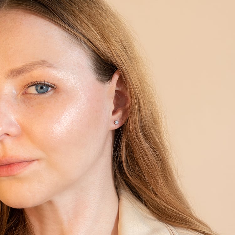 MInimalistische Ohrstecker mit Diamanten Jayne 102367