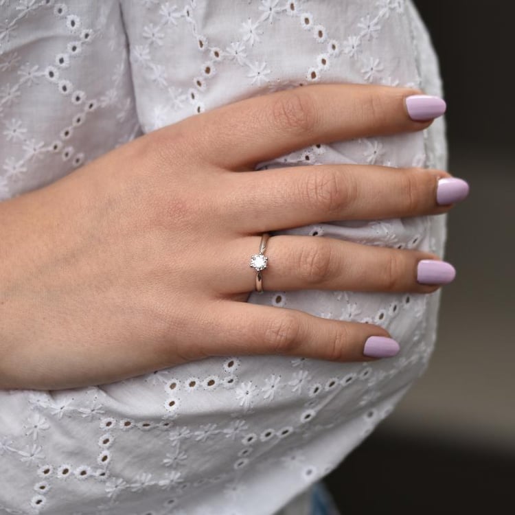 Verlobungsring mit 0.27ct IGI zertifiziertem Diamant Iravan 73409