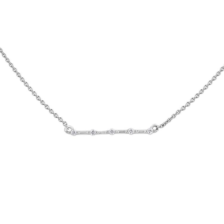 Minimalistische Halskette mit Lab Grown Diamanten Isaac 140856