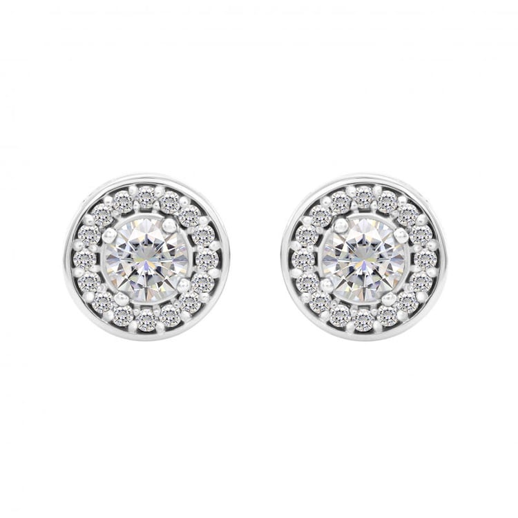 Halo Ohrringe mit Lab Grown Diamanten Zulfikar