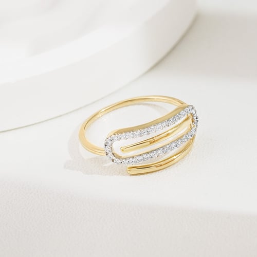 Ring aus Gold mit Diamanten Rebeca