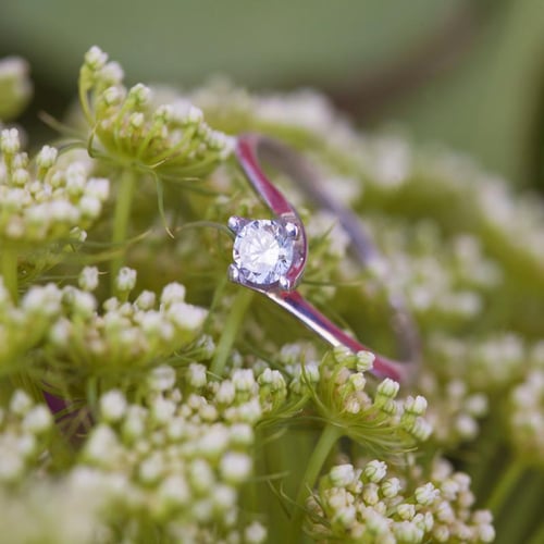 Verlobungsring mit Diamant Nami